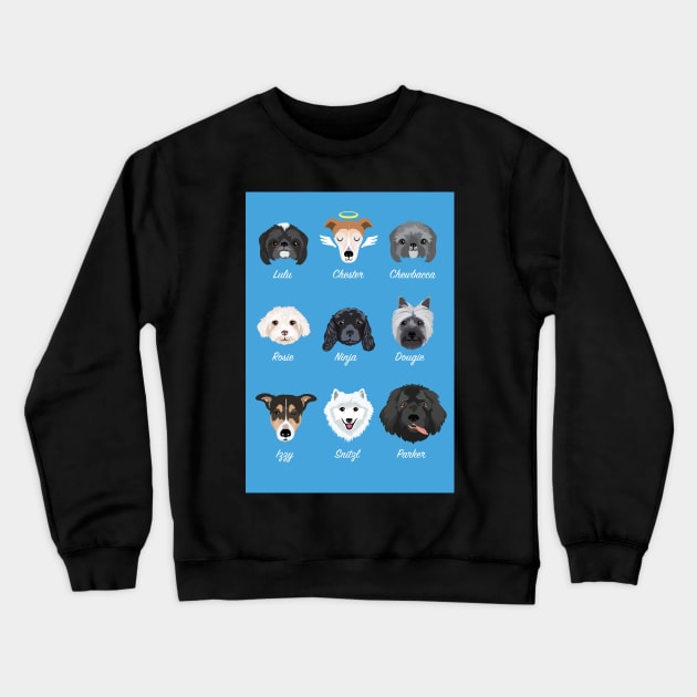 Furry Friends Crewneck Sweatshirt by giddyaunt